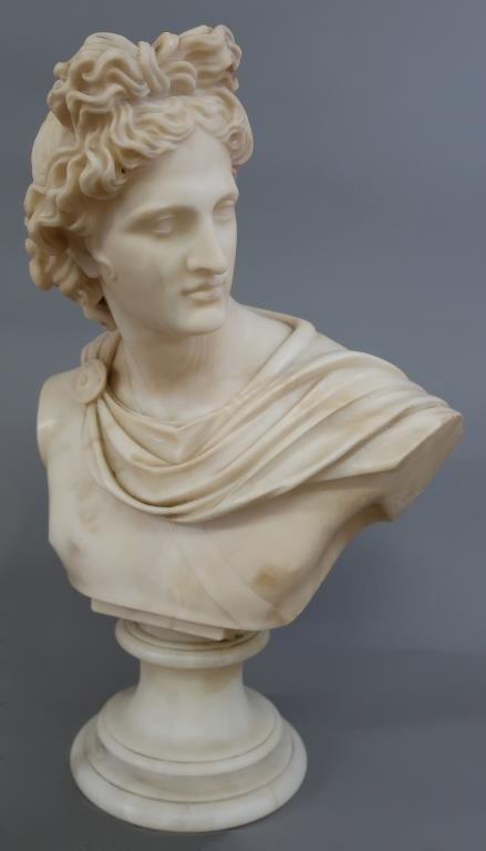 Fine marble sculpture bust probably 31194b