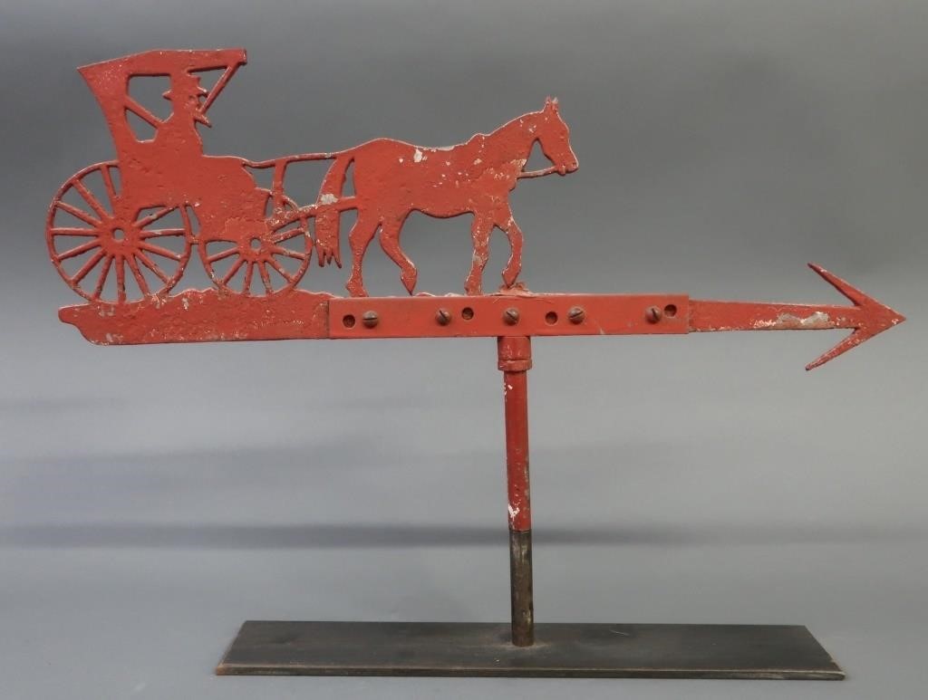 Aluminum Amish horse and buggy 311943