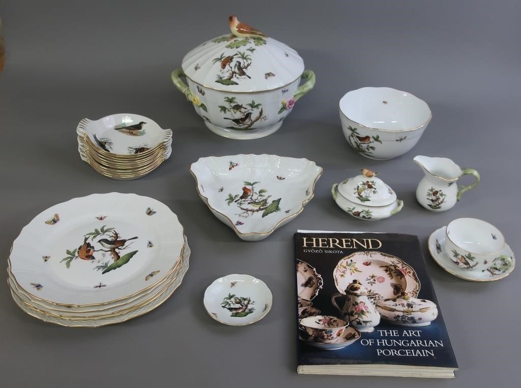 Collection of Herend Hungarian porcelain