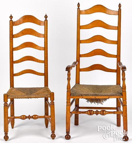 DELAWARE VALLEY LADDERBACK ARMCHAIR