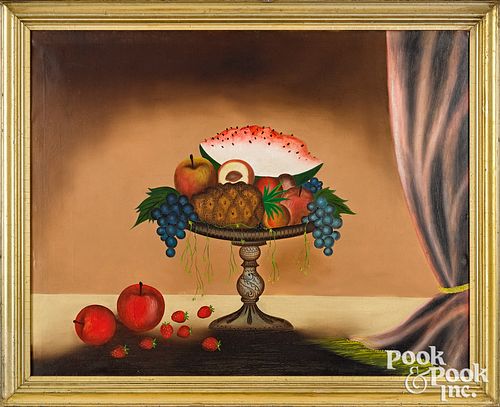 AMERICAN OIL ON CANVAS STILL LIFE  311a4b