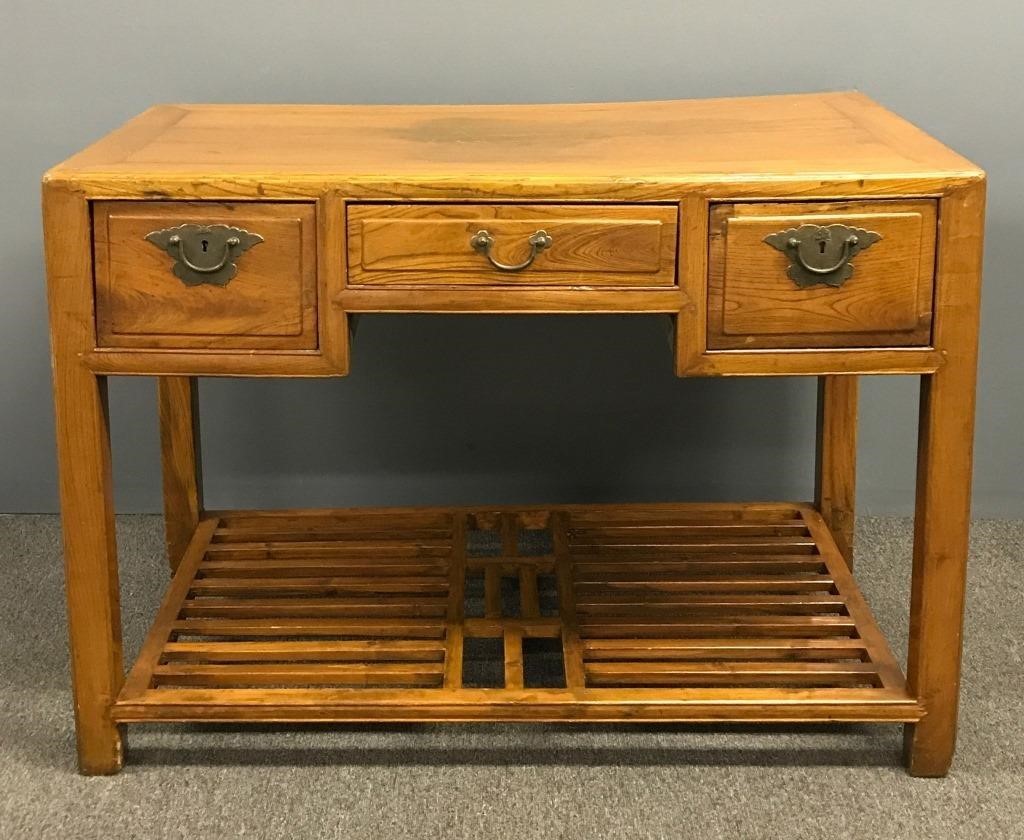 Asian softwood table, probably