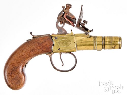 TWIGG LONDON BRASS BARREL FLINTLOCK 311ae9