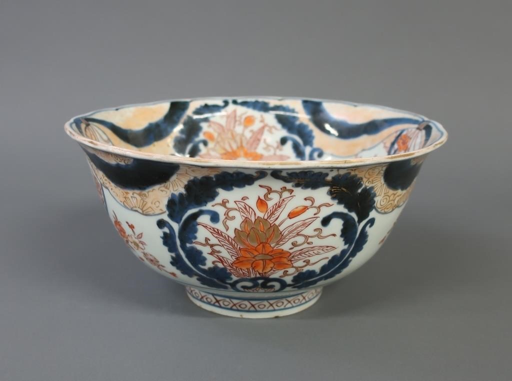 Imari porcelain bowl, 19th c., 5 1/2h