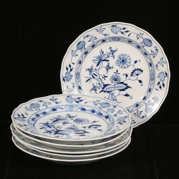 Six Meissen porcelain plates in 4e92e