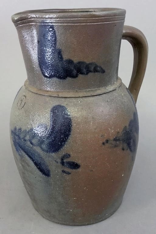 One gallon stoneware pitcher, 19th
