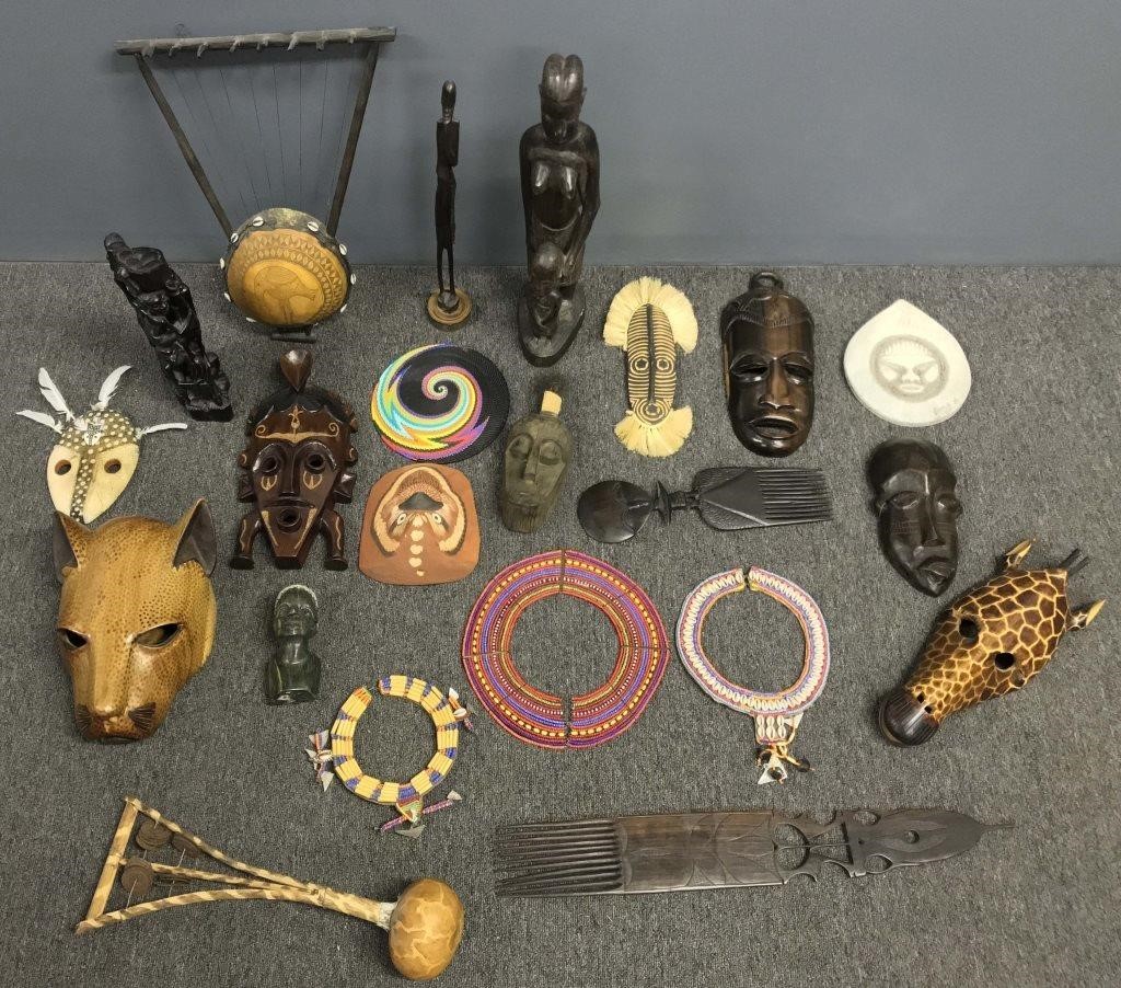 Collection of contemporary  African
