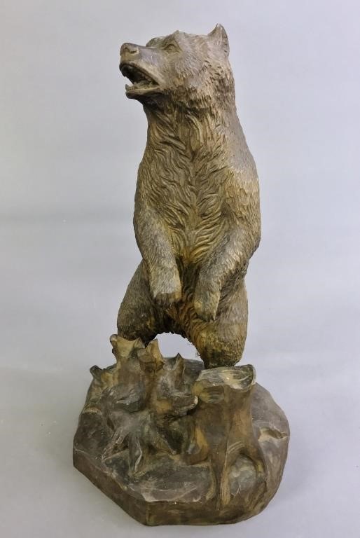 Black Forest carved standing bear  311c7e