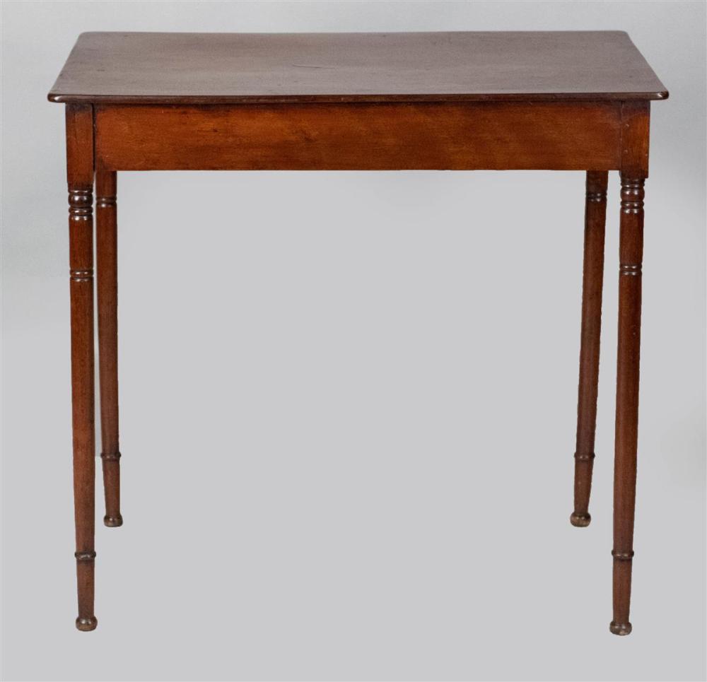 LATE FEDERAL SIDE TABLE, CIRCA