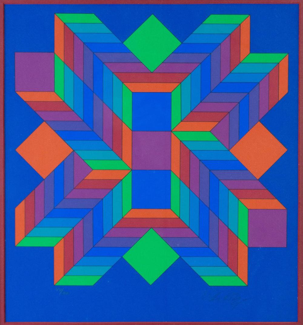 VICTOR VASARELY (FRENCH-HUNGARIAN,