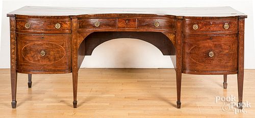 ENGLISH INLAID MAHOGANY SIDEBOARD  311ef9