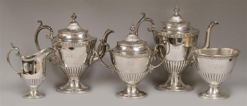 REED & BARTON SILVERPLATE FIVE-PIECE