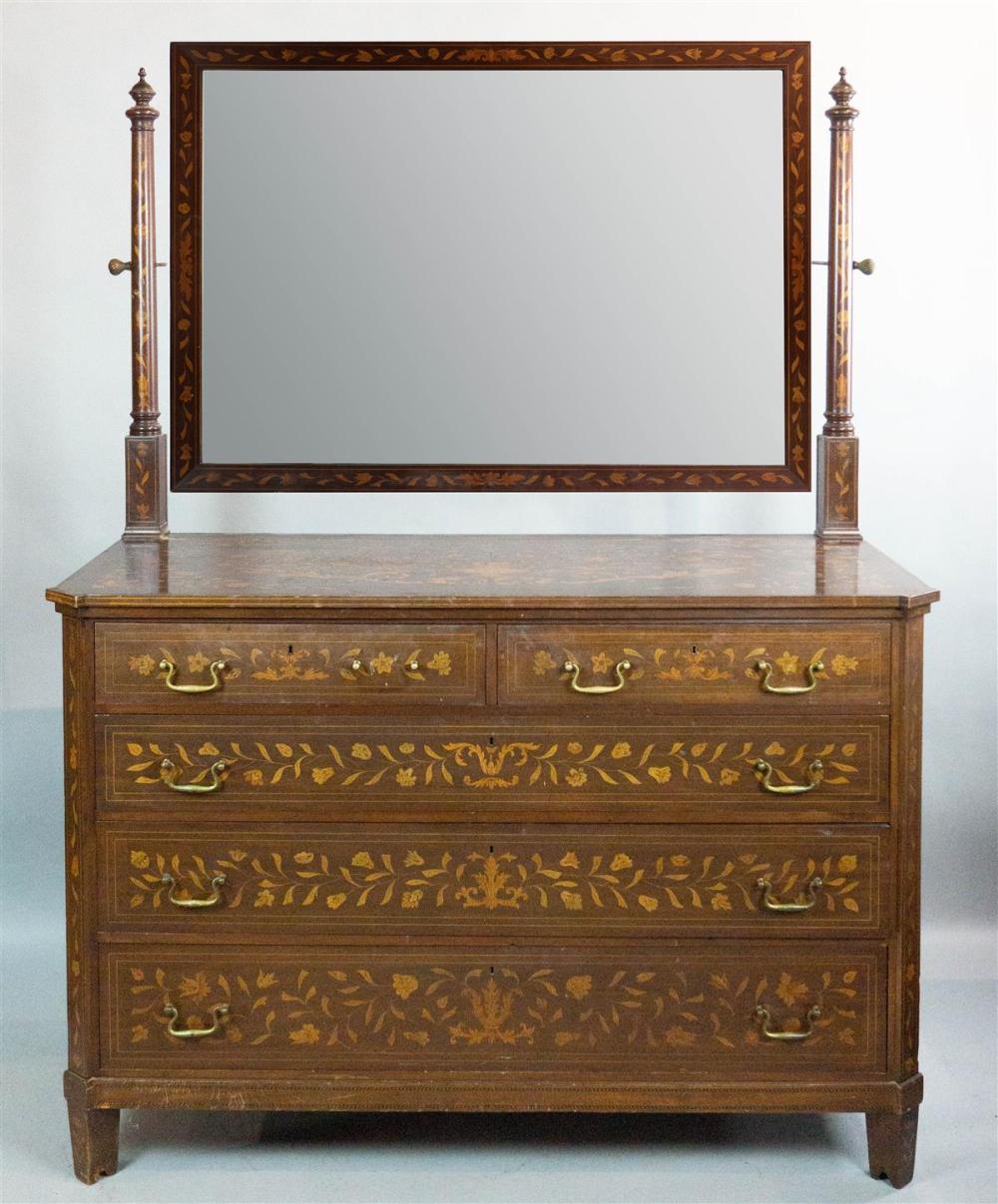 CONTINENTAL STYLE MARQUETRY DRESSER 311f5d