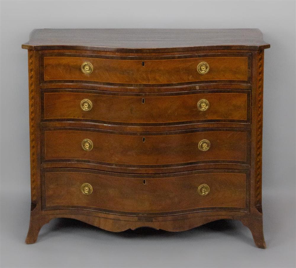 GEORGE III MAHOGANY AND MARQUETRY 311f77