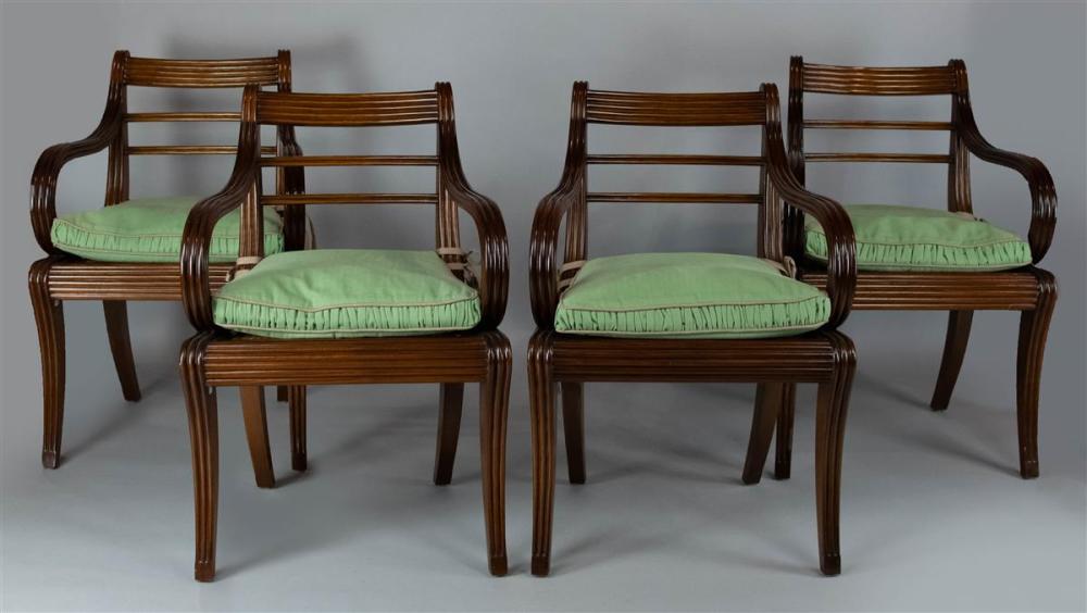 SET OF FOUR CLASSICAL STYLE MAHOGANY 311fc4