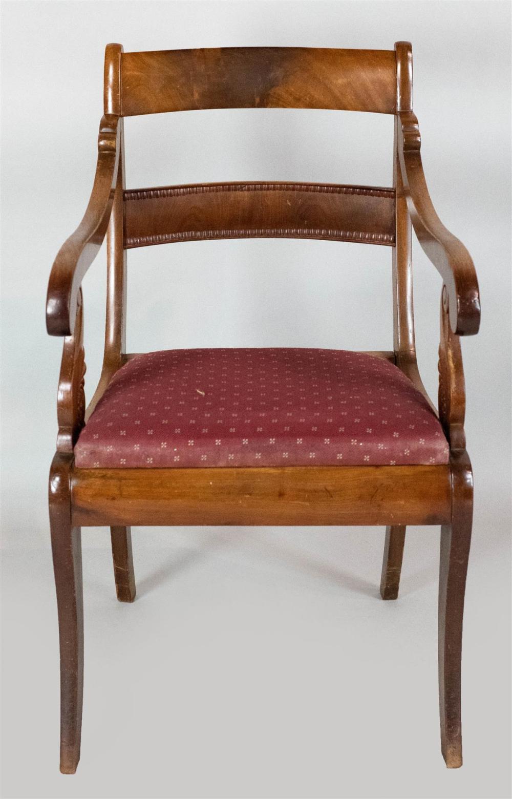 AMERICAN LATE CLASSICAL MAHOGANY OPEN