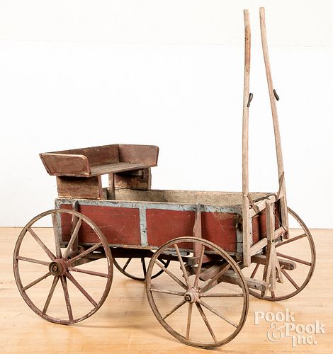 CHILD'S WAGON, CA. 1900Child's