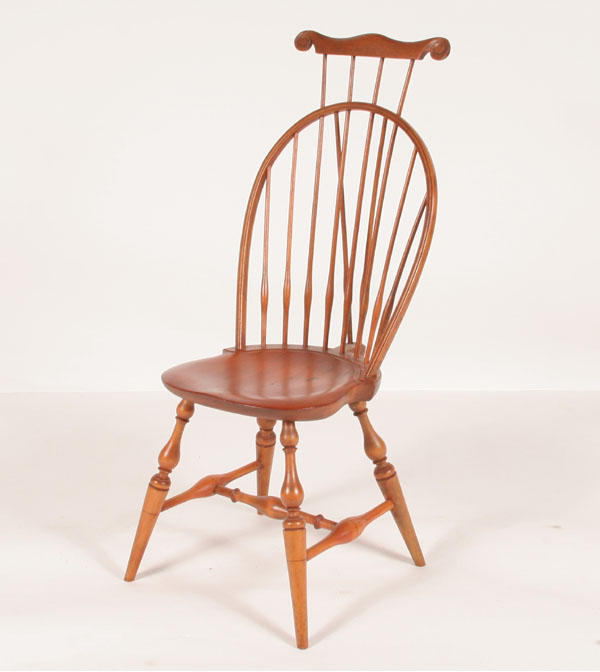 Mixed wood comback Windsor chair  4e9a2