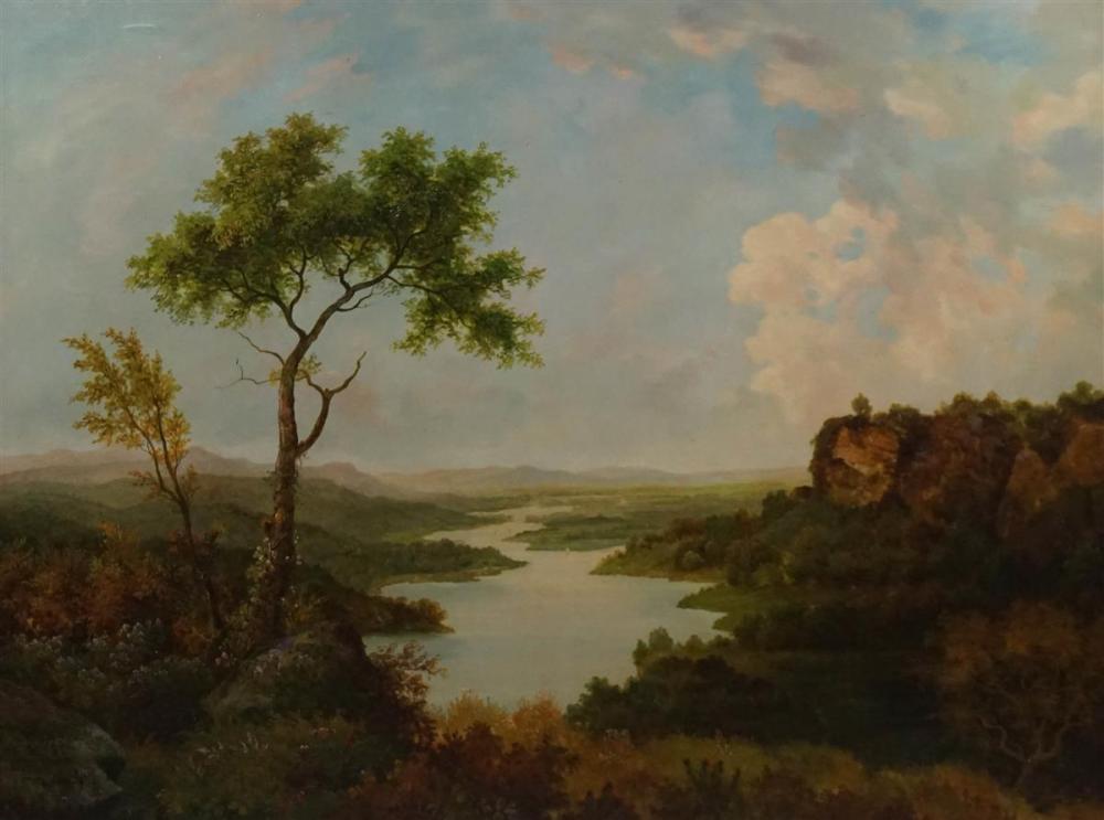  20TH CENTURY LANDSCAPE WITH RIVER 3120b9