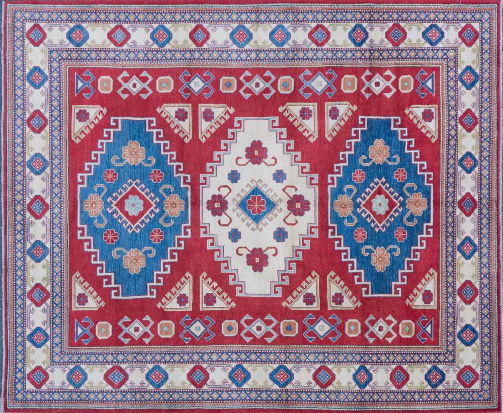 AFGHAN VEG DYE KAZAK WOOL RUGAFGHAN 312171