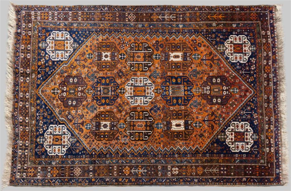 TURKISH TRIBAL MEDALLION HIGH PILE 31216c