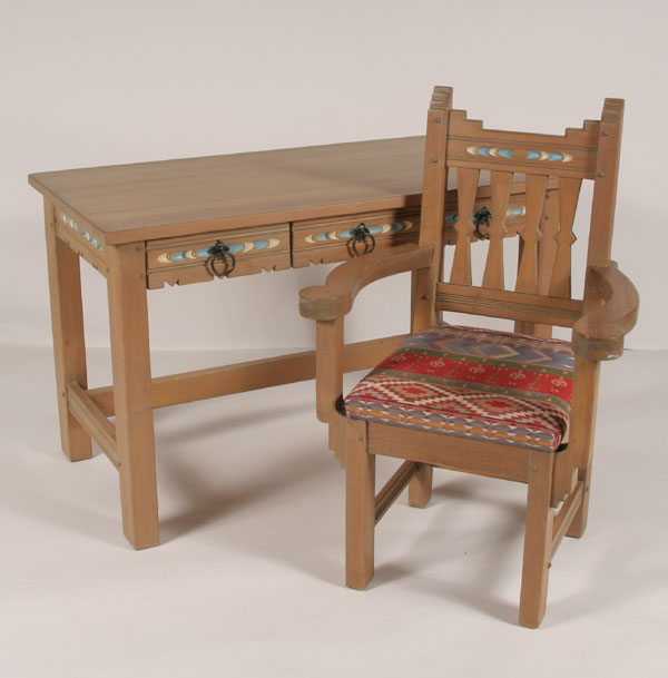 Southwest Santa Fe desk and chair  4e9bf