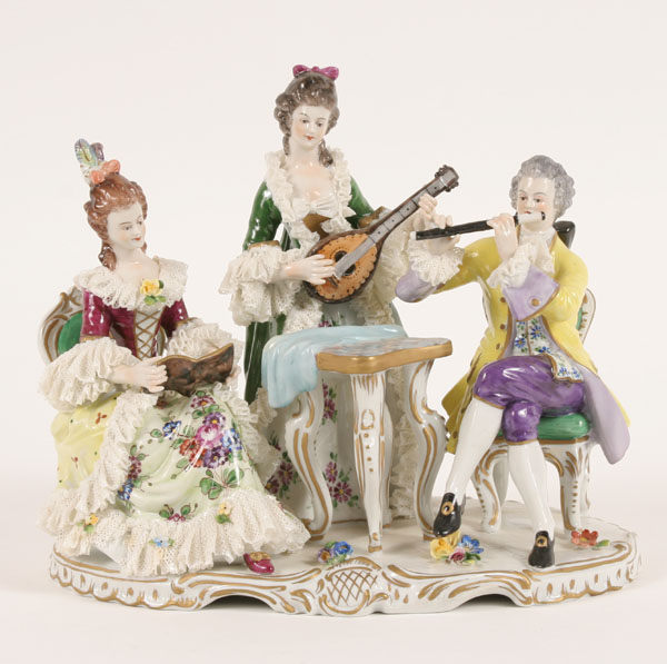 Rudolstadt Volkstedt porcelain figural