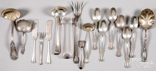 STERLING SILVER FLATWARE AND SERVING 312215