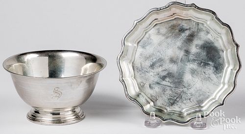 STERLING SILVER BOWL AND SMALL 312217