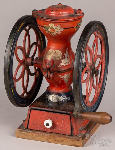 ENTERPRISE CAST IRON COFFEE MILL, 19TH