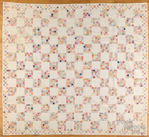 TWO PENNSYLVANIA PATCHWORK QUILTS,