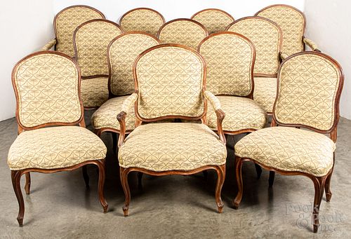 SET OF TWELVE FRENCH DINING CHAIRS  30fc8a