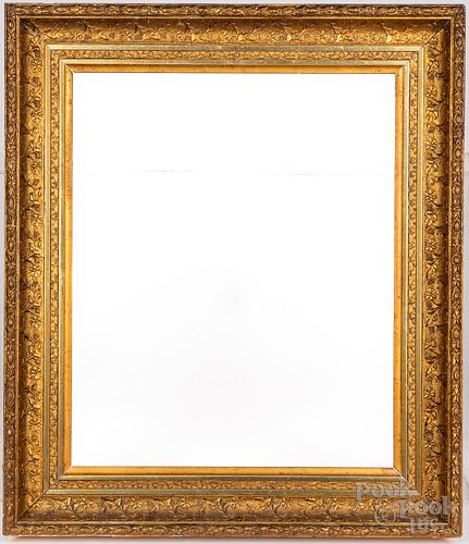 GILT FRAME, 19TH C.Gilt frame, 19th