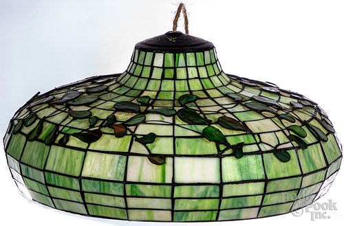 CONTEMPORARY LEADED GLASS HANGING