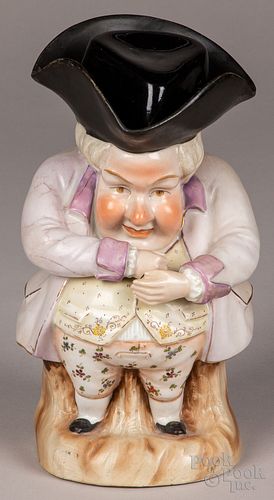 SNUFF TAKER FIGURAL LIDDED TOBY 30fd2b