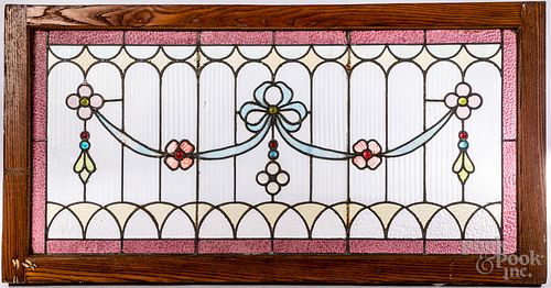 LEADED GLASS WINDOW CA 1900Leaded 30fdc6