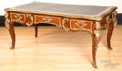 FRENCH LOUIS XV STYLE ORMOLU MOUNTED