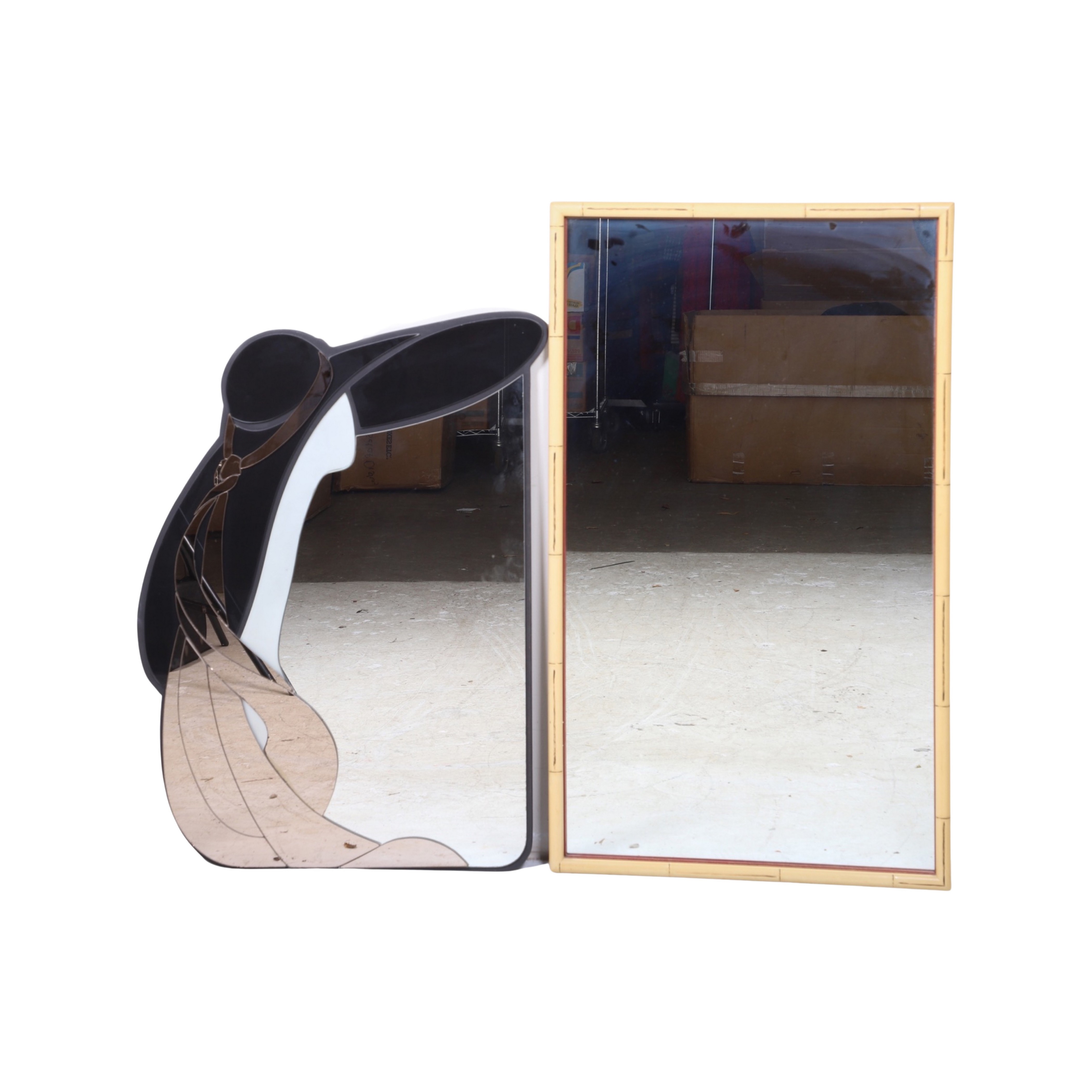  2 Modern hanging wall mirrors  30fe6a