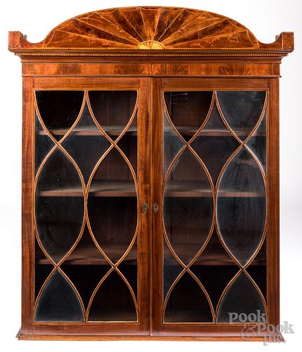 PHILADELPHIA FEDERAL MAHOGANY BOOKCASE 30ff6e