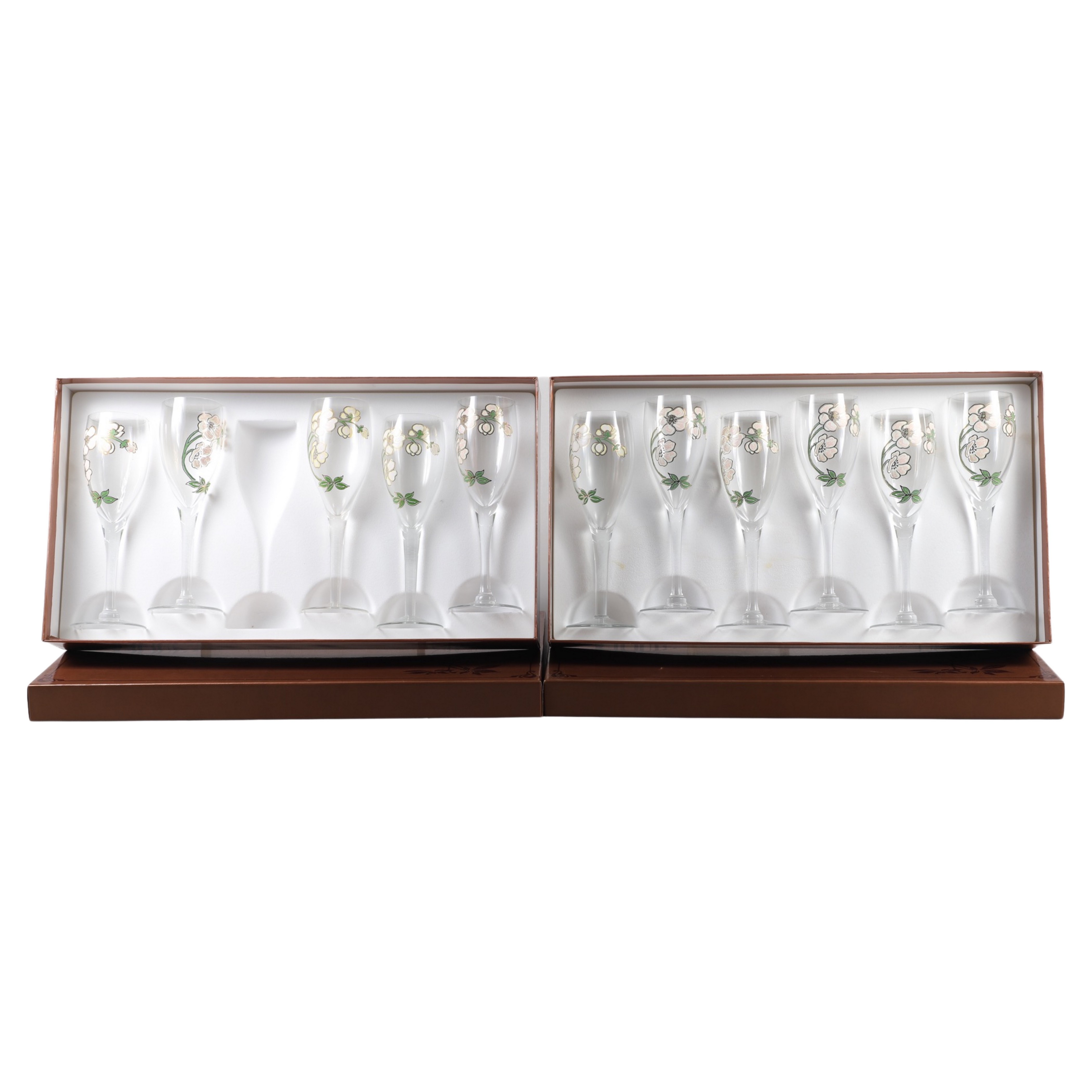  11 Perrier Jouet champagne glasses  30ffbb