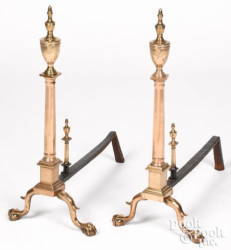 PAIR OF LARGE PHILADELPHIA CHIPPENDALE 30fff1