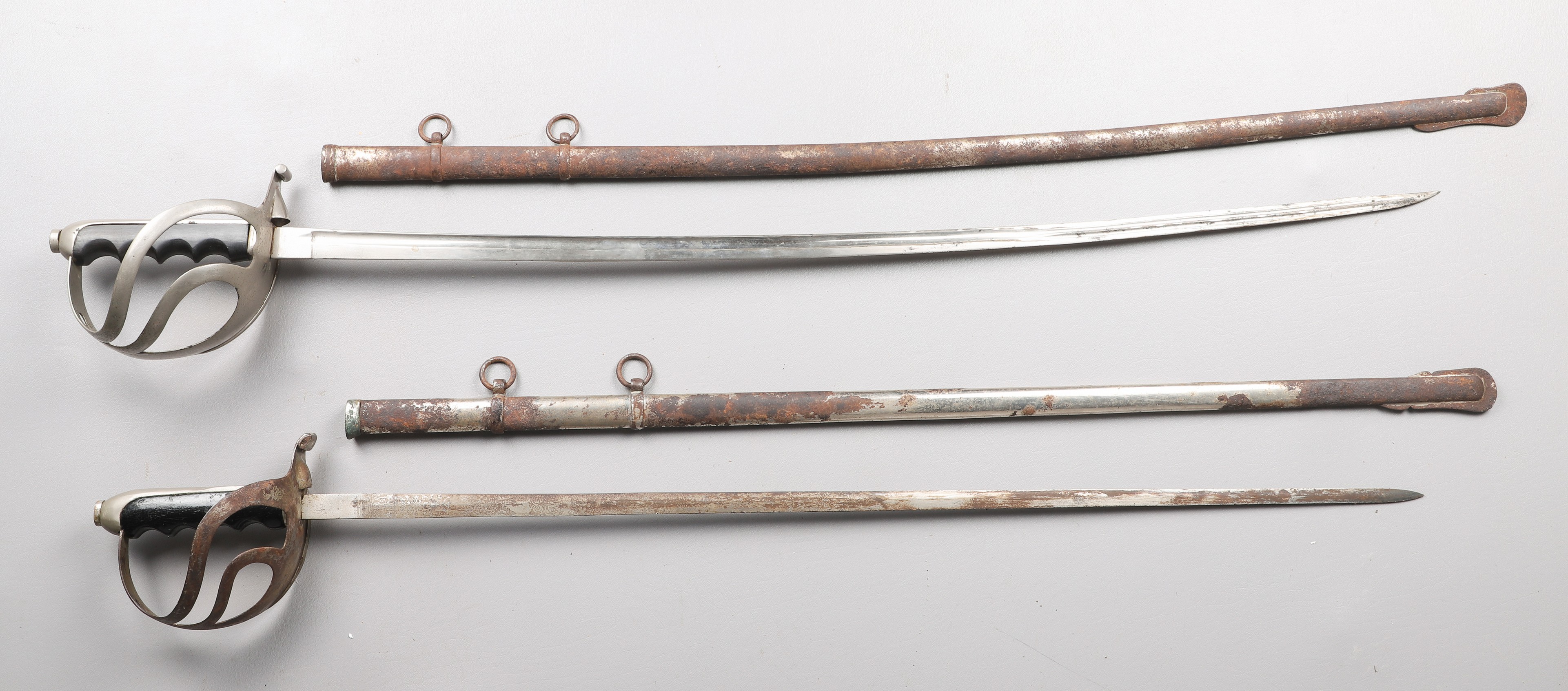 (2) Italian mid 20th c military swords,