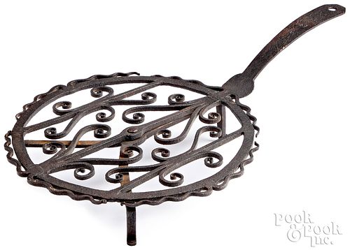 ELABORATE WROUGHT IRON ROTATING