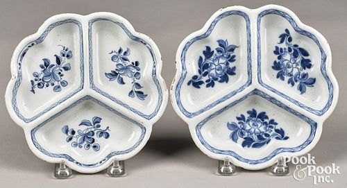 TWO LIVERPOOL BLUE AND WHITE DELFT 31015f
