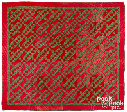 RED AND GREEN PIECED MENNONITE 310194