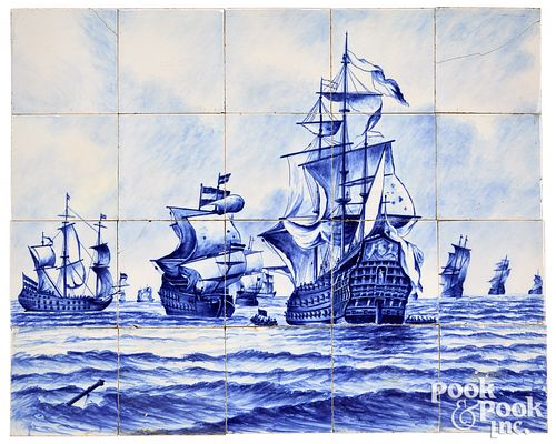 DELFT BLUE AND WHITE TWENTY TILE 3101e0