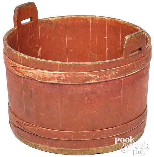 LARGE STAVED PINE TUB 19TH C Large 310228