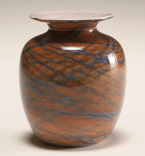 Nourot brown cased studio glass