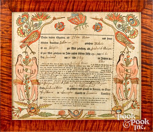 GEORG FREDERICH SPEYER FRAKTUR 310324