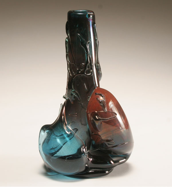 Stacey Hall blue glass organic 4e6bb